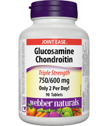 Webber Naturals Glucosamine & Sulfate de chondroïtine