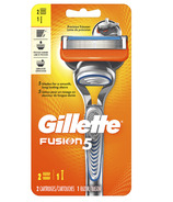 Manche du rasoir Gillette Fusion5 pour hommes + 2 recharges de lames