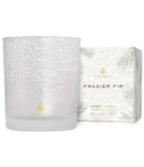 Thymes Flocked Poured Candle Fraser Fir