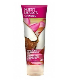 Desert Essence lotion Organics à la noix de coco tropicale