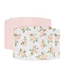 Little Unicorn Cotton Muslin Toddler Pillowcase Set Watercolor Roses