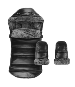 UPPAbaby Cozy Luxe Winter Accessories Lyla Onyx Bundle