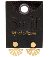 Scout Curated Wears Refined Earring Collection Sunburst Ear Jacket Gold