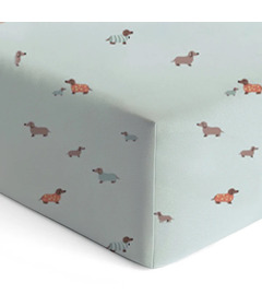 gunamuna Crib Sheet Woof