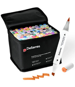 DeSerres Alcohol Dual-Tip Marker Set