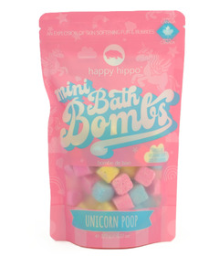 Happy Hippo Bath Co. Unicorn Poop Mini Bath Bombs