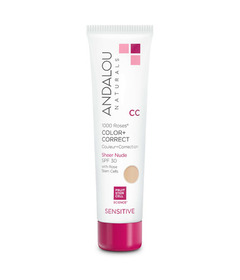 ANDALOU naturals 1000 Roses CC Colour and Correct Cream Sheer Beige SPF 30