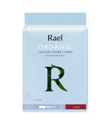 Rael Organic Cotton Cover Panty Liners for Bladder Leaks Long