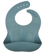 Tiny Teethers Silicone Catch All Bib Blue