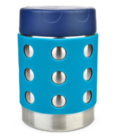 Lunchbots Leak-Proof Thermal Lunch Container with Dots Aqua