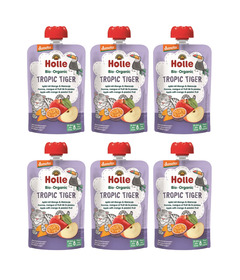 Holle Organic Pouch Tropic Tiger Apple with Mango & Passion Fruit Bundle