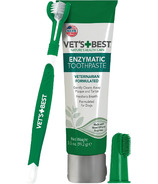 Vet's Best Dog Toothbrush & Enzymatic Toothpaste Set