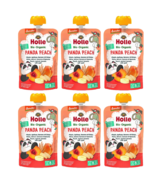 Holle Organic Pouch Panda Peach Peach, Apricot, Banana with Spelt Bundle