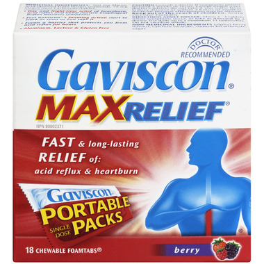 Gaviscon Maxrelief Chewable Tablets Berry Gaviscon Maxrelief Chewable Tablets Berry