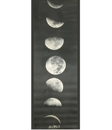Sloflo Suede Combination Yoga Mat 4mm Moon Phases