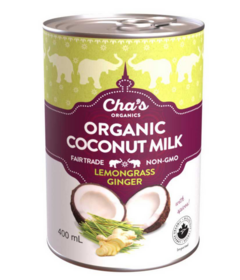 Cha's Organics Lemongrass Ginger Coconut Milk