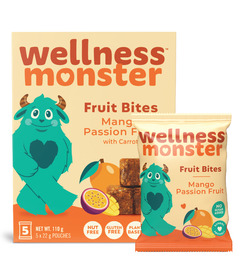 Wellness Monster Nut-Free Fruit Bites Mango Passion