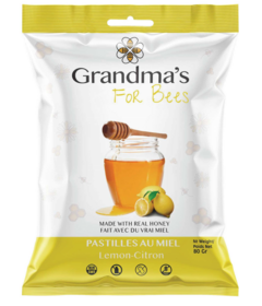 Grandma's For Bees Honey Drops Lemon