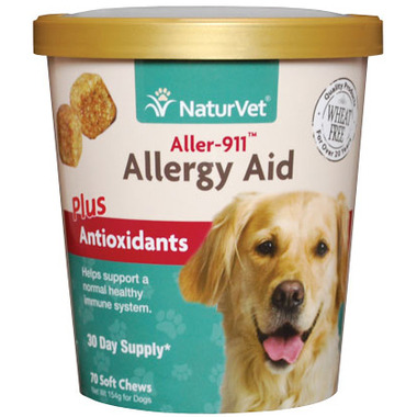 Naturvet Aller-911 Allergy Aid Plus Antioxidants Soft Chews Naturvet Aller-911 Allergy Aid Plus Antioxidants Soft Chews