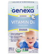 Genexa Vitamin D3 Organic Drops for Newborns