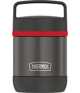 Thermos Insulated Food Jar with Handle Black