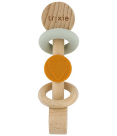 image of Trixie Wooden Silicone Rattle Mr. Fox with sku:329011