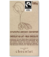 Galerie au Chocolat Pecan Caramel Crunch Milk Chocolate Bar
