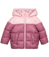 miles the label Kids Polyfilled Jacket Woven Pink