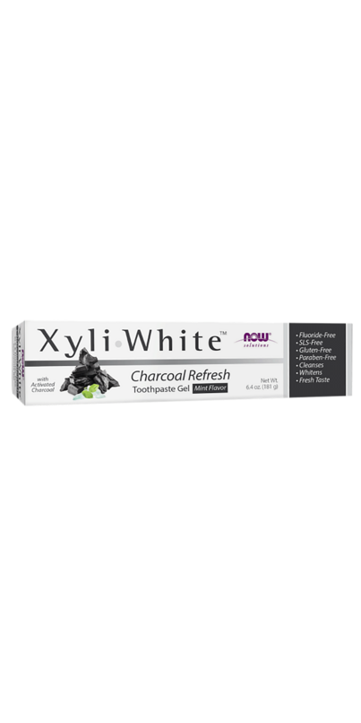Buy NOW Solutions XyliWhite Charcoal Refresh Toothpaste Gel Mint at ...