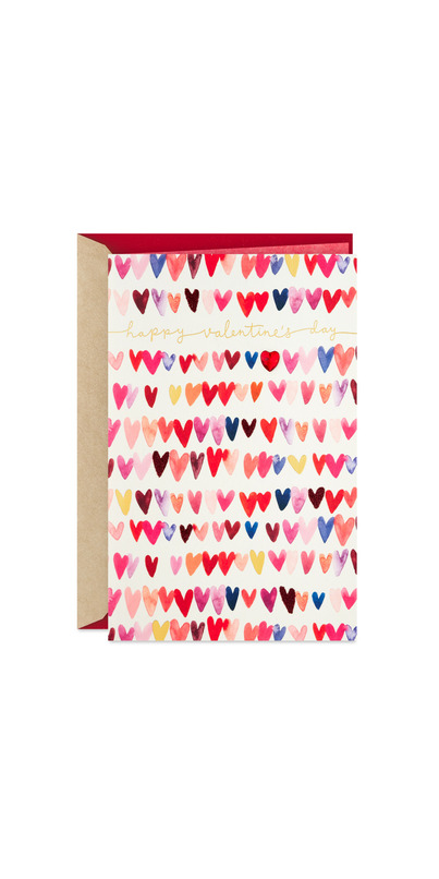 Buy Hallmark Valentines Day Card Watercolor Hearts At Wellca Free