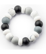 Little Cheeks Multi Ring Silicone Teether Monochrome