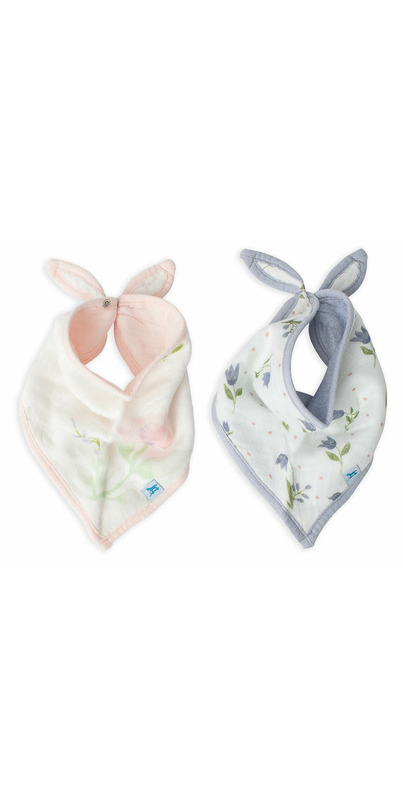 little unicorn muslin bibs