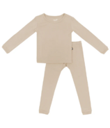 Kyte BABY Long Sleeve Toddler Pajama Set Almond