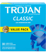 Trojan Classic Lubricated Latex Condoms