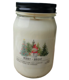 Serendipity Candles Mason Jar Merry & Bright
