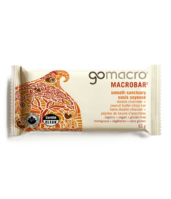 GoMacro Smooth Sanctuary Double Chocolate + Peanut Butter Bar