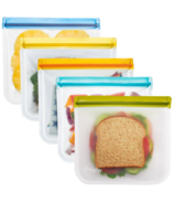 (re)zip Lay-Flat Reusable Lunch Bag Set Multi Colour