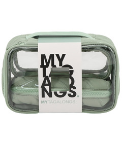MYTAGALONGS Wave Cloud Nested Pouches Sage Green