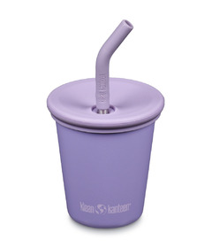 image of Klean Kanteen Kid Cup with Straw Lid Paisley Purple with sku:329792