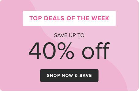 Save up to 40% off