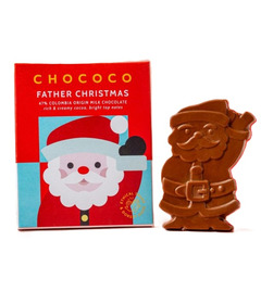 image of Chococo Milk Chocolate Santa Bar with sku:336597