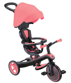 Globber Explorer Trike 4-In-1 Coral