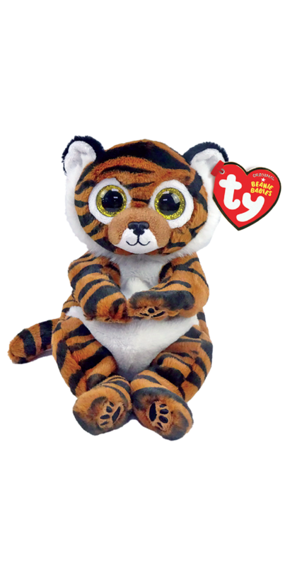 Buy Ty Beanie Babies Clawdia Black Striped Brown Tiger at