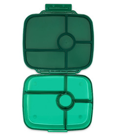 Yumbox Go 5 Compartment Bento Box Lima Green