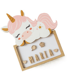 Vintiun Small Lamp + Lettering Kit Sleeping Unicorn