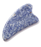 Outil de beauté de contour de cristal Odacité Gua Sha de sodalite bleu