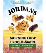 Jordans Morning Crisp Granola Cereal Chocolat noir biologique et graines de cacao