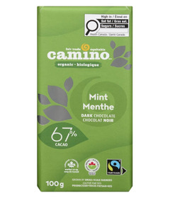 Camino 67% Cacao Mint Dark Chocolate Bar