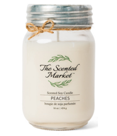 The Scented Market Soy Wax Candle Peaches