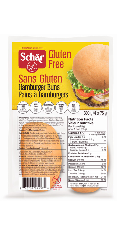 Buy Schar Gluten Free Hamburger Buns from Canada at Well.ca - Free Shipping